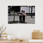 Stolze Schüler, Santiago, Chile Poster (Küche)