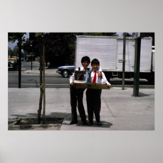 Stolze Schüler, Santiago, Chile Poster