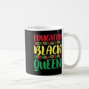 Stolze schwarze Königin Melanin Stolz Afrikanisch Kaffeetasse
