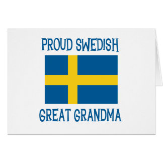 Stolze schwedische große Großmutter