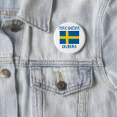 Stolze schwedische Großmutter Button (Beispiel)