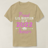 Stolze Schwester der Abschluss-Klasse 2022 T-Shirt (Design vorne)