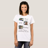 Stolze Schwester des Absolventen Benutzerdefiniert T-Shirt (Vorne ganz)