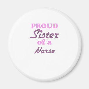 Stolze Schwester einer Krankenschwester Magnet