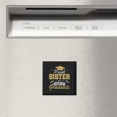 Stolze Schwester eines 2025 Absolventen Senior Cl Magnet (In Situ (Geschirrspüler))