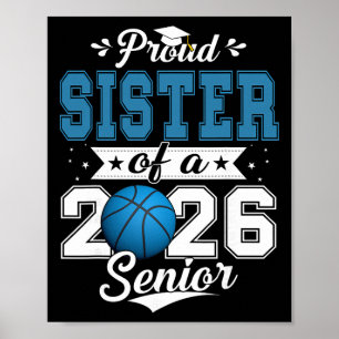 Stolze Schwester eines 2026 Senior Sketll-Absolven Poster