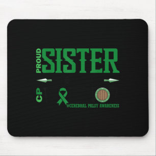 Stolze Schwester eines CP-Kriegers Zerebralparese Mousepad
