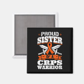 Stolze Schwester eines Crps-Krieger Rsd-Bewusstsei Magnet (Vorderseite/Rückseite)