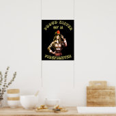 Stolze Schwester eines FeuersFighter Hi-Tech Poster (Küche)