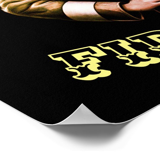 Stolze Schwester eines FeuersFighter Hi-Tech Poster (Ecke)