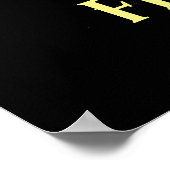 Stolze Schwester eines Feuerwehrmanns W Poster (Ecke)