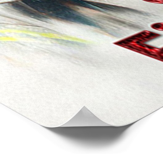 Stolze Schwester eines Feuerwehrschiffs Poster (Ecke)