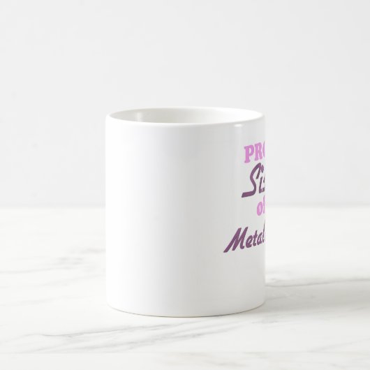 Stolze Schwester eines Hütteningenieurs Kaffeetasse (Mittel)