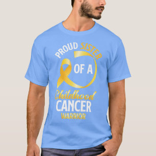 Stolze Schwester eines Krebserkrankers im Kindesal T-Shirt