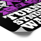 Stolze Schwester eines Kriegers mit Turner-Syndrom Poster (Ecke)