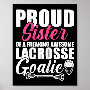 Stolze Schwester eines Phantastischen Lacrosse Goa Poster
