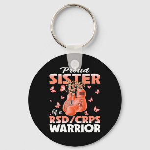 Stolze Schwester eines Rsd Crps Krieger Bewusstsei Schlüsselanhänger