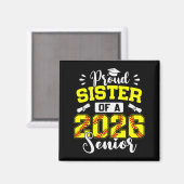 Stolze Schwester eines Softball-Absolventen der Ob Magnet (Vorderseite/Rückseite)