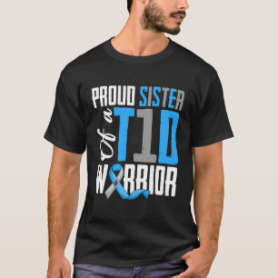 Stolze Schwester eines T1D-Kriegers Typ-1-Diabetes T-Shirt
