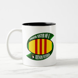 Stolze Schwester - Vietnam-Tierarzt Zweifarbige Tasse