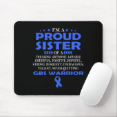Stolze Schwester von Gbs Warrior T Mousepad (Mit Mouse)