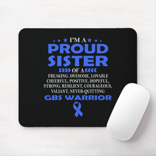 Stolze Schwester von Gbs Warrior T Mousepad (Mit Mouse)