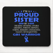 Stolze Schwester von Gbs Warrior T Mousepad (Vorne)