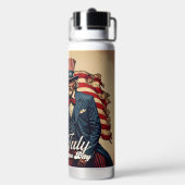 Stolze Seele des 4. Juli Trinkflasche (Hinten)