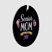 Stolze Senior Mama Class of 2025 Anpassbar Ornament (Vorderseite)