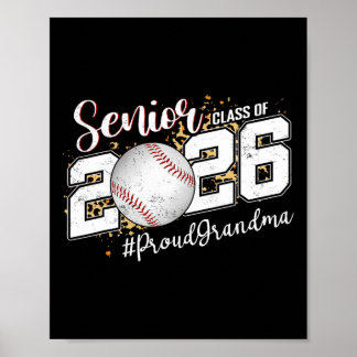 Stolze Senior-Oma Cl von 2026 Verkauf Absolvent Le Poster