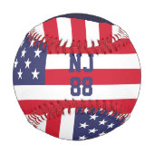 Stolze Silhouette der amerikanischen Baseball-Pitc Baseball (Rückseite)