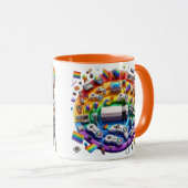 Stolze Spielcharaktere: Illustrationen des Spiels  Tasse (VorderseiteRechts)