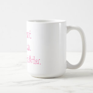 Stolze stellvertretende Mutter-Tassen-weißes Rosa Kaffeetasse