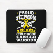 Stolze Stepmutter eines Krebskriegers im Kindesalt Mousepad (Mit Mouse)