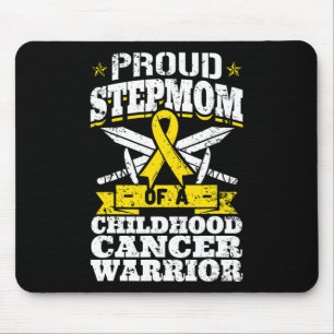 Stolze Stepmutter eines Krebskriegers im Kindesalt Mousepad