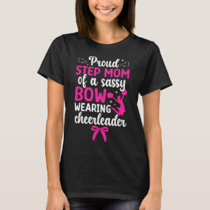 Stolze Stiefmutter einer Cheerleader-Stiefmutter C T-Shirt