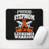 Stolze Stiefmutter eines Leukämie-Kriegers Awarene Mousepad (Mit Mouse)