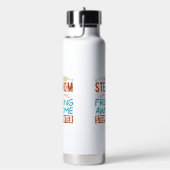 Stolze Stiefmutter Stieftochter Zitat Geschenk Trinkflasche (rechts)