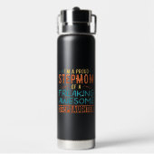 Stolze Stiefmutter Stieftochter Zitat Geschenk Trinkflasche (Hinten)