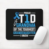 Stolze T1d-Oma Großeltern Typ-1-Diabetes Mousepad (Mit Mouse)