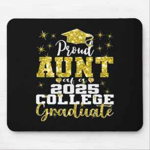 Stolze Tante 2025 Uni Graduate Family 25 Grad Mousepad