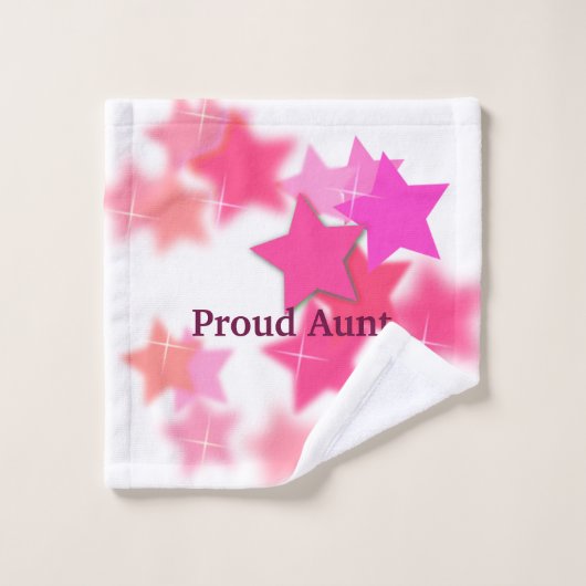 Stolze Tante Badhandtuch Set (Waschlappen)