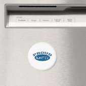 Stolze Tante (blau) Magnet (In Situ (Geschirrspüler))