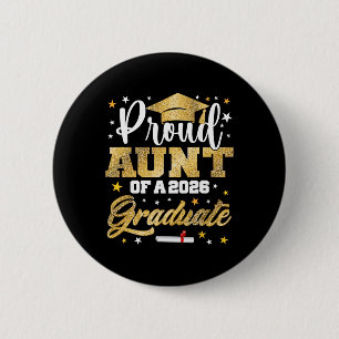Stolze Tante des Absolventen des Awesome Family Co Button