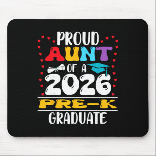 Stolze Tante des Pre-K-Absolventen von 2026 Mother Mousepad