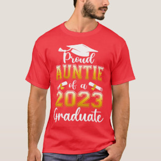 Stolze Tante einer Klasse von 2023 Graduate Shirt 