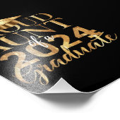 Stolze Tante einer Klasse von 2024 Hoher Abschluss Fotodruck (Ecke)