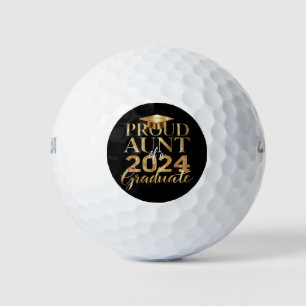 Stolze Tante einer Klasse von 2024 Hoher Abschluss Golfball
