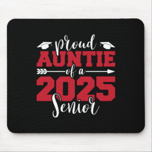 Stolze Tante eines 2025 Senior Graduate Family Gra Mousepad