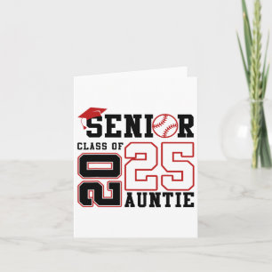 Stolze Tante eines Bysebyll Senior 2025 Abschluss Karte